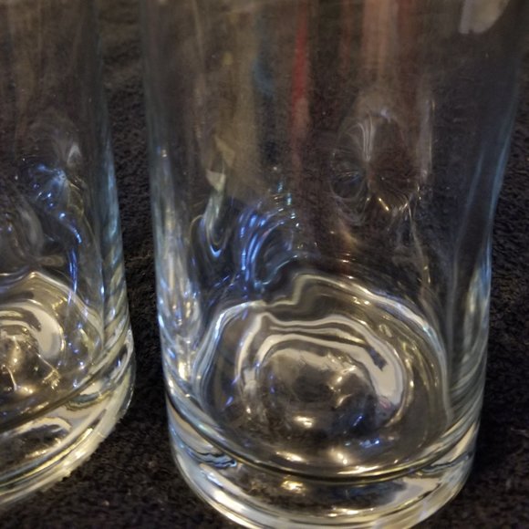 Kitchen Drinking Glasses With Indents At Bottom Set 2 Poshmark
